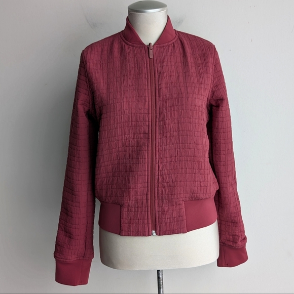 Lululemon Serene Travels Reversible Quilted Bomber Jacket - Picture 1 of 6